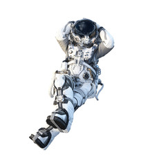 Wall Mural - Astronaut on white. Mixed media