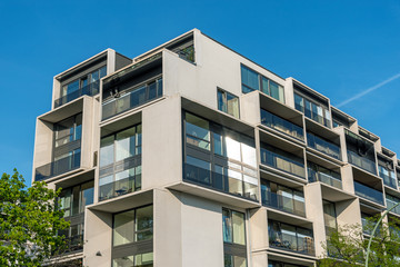 Wall Mural - Modern housing construction at the Prenzlauer Berg district in Berlin