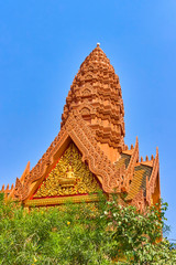 Wall Mural - Wat Bo beautiful temple in Siem Reap, Cambodia