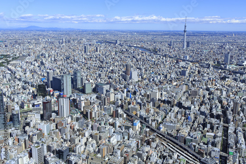 神田上空 秋葉原からスカイツリーを望む Buy This Stock Photo And Explore Similar Images At Adobe Stock Adobe Stock