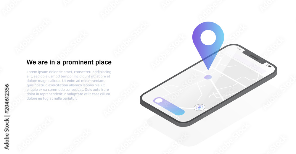 Mobile GPS navigation concept