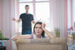 conflict between father and teenage daughter