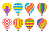 Fototapeta  - hot air colorful balloon