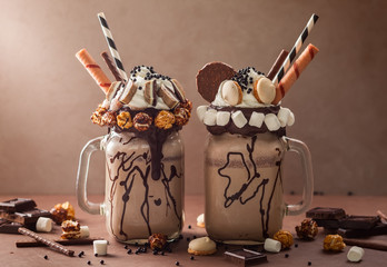 Wall Mural - chocolate freak or crazy shake