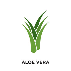 Poster - aloe vera logo isolated on white background , colorful vector icon, brand sign & symbol for your business