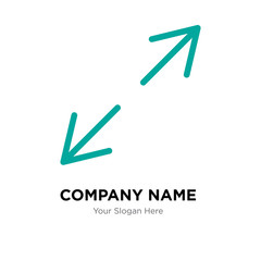 Poster - resize company logo design template, colorful vector icon for your business, brand sign and symbol