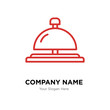 © Pro Vector Stock - concierge bell company logo design template, colorful vector icon for your business, brand sign and symbol