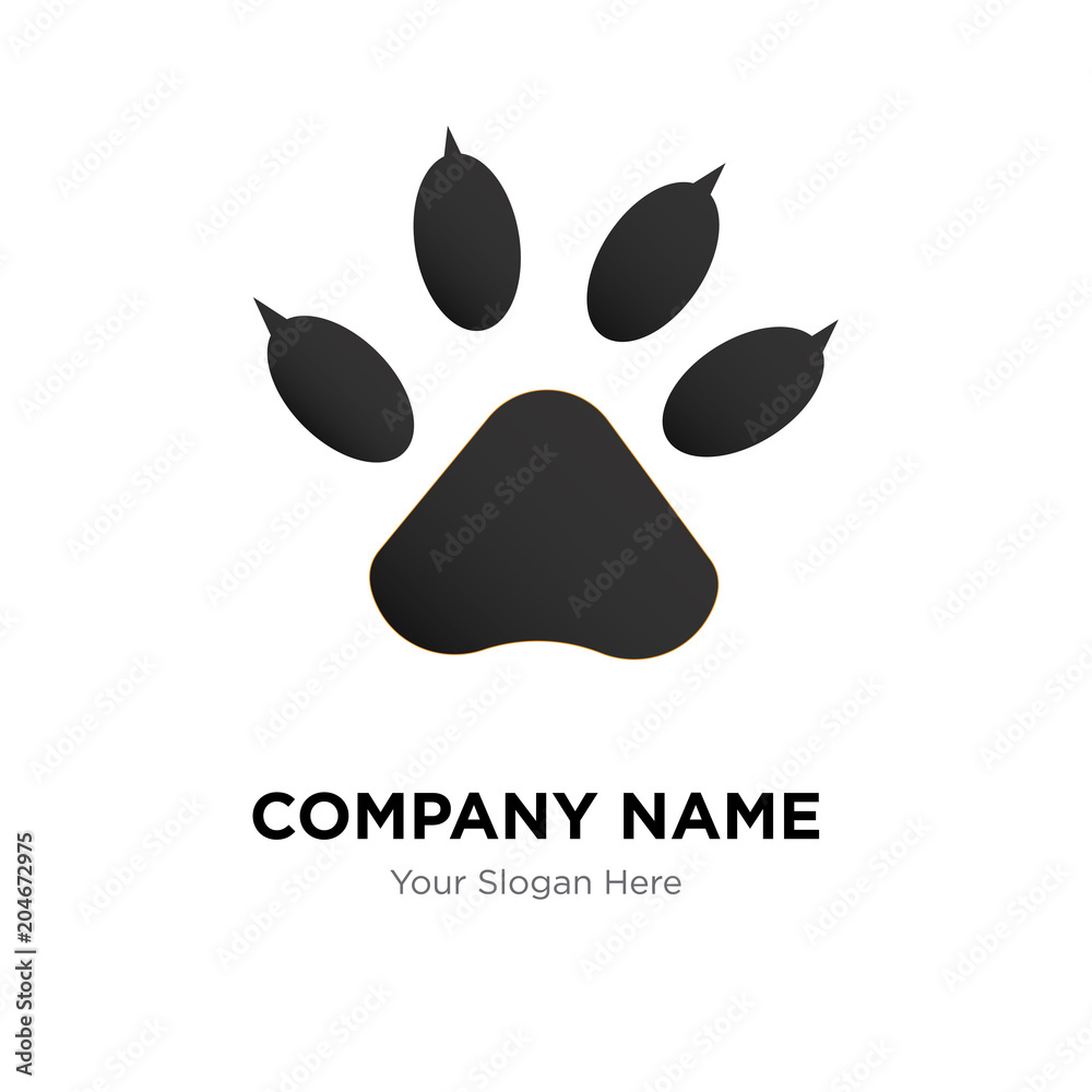 Brand With A Paw Print In Its Logo