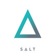 Salt Cryptocurrency Coin Sign Isolated