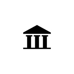 Poster - bank icon. sign design