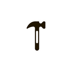 Poster - hammer icon. sign design