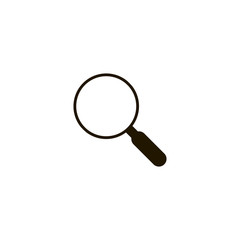 Poster - magnifying glass icon. sign design