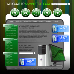 Wall Mural - website design