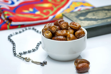 Ramadan Dried Dates with Quran and Rosary