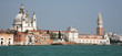 Venedig Camapanile und Markusdom gesehen vom Canale Grande