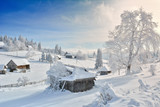 Fototapeta Do pokoju - Winter in the villages of Transylvania