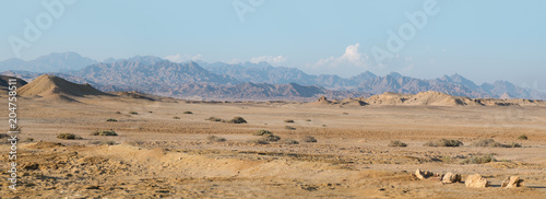 Zdjęcie XXL Panorama górska w Ras Mohamed, Egipt, Synaj Południowy