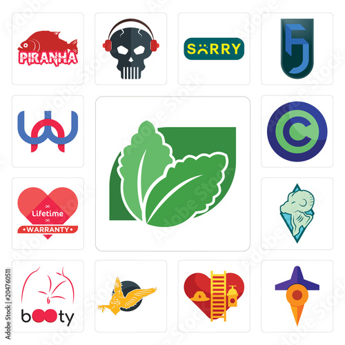 Set of stevia, travel, volunteer fire department, gryphon, booty, rams, lifetime Poster