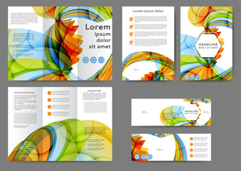 Wall Mural - Abstract brochure template