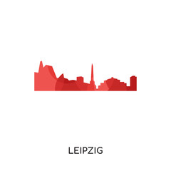 Canvas Print - leipzig hd logo isolated on white background