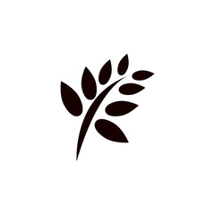 Poster - stalk with leaves icon. Element of farm for mobile concept and web apps. Detailed stalk with leaves icon can be used for web and mobile. Premium icon
