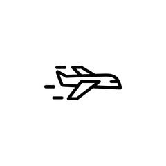 Poster - Speed of plane icon