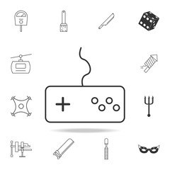 Poster - game controller line icon. Detailed set of web icons and signs. Premium graphic design. One of the collection icons for websites, web design, mobile app