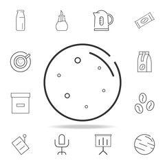 Poster - Moon line icon. Detailed set of web icons and signs. Premium graphic design. One of the collection icons for websites, web design, mobile app