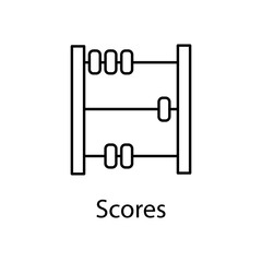Poster - scores icon. Element of web icon with name for mobile concept and web apps. Detailed scores icon can be used for web and mobile. Premium icon
