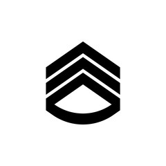 Aufkleber - rank in epaulettes icon. Element of military for mobile concept and web apps. Detailed rank in epaulettes icon can be used for web and mobile. Premium icon