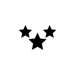 Aufkleber - three stars icon. Element of military for mobile concept and web apps. Detailed three stars icon can be used for web and mobile. Premium icon