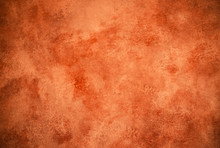 Classic Rust-colored Painterly Texture Or Background