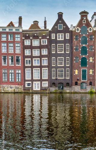 Plakat Miasto Amsterdam w holandiach