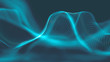 © RDVector - Music abstract background blue. Equalizer for music, showing sound waves with music waves, music background equalizer  concept.