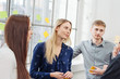 © contrastwerkstatt - Young businesswoman listening to a colleague