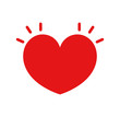 Heart beating icon