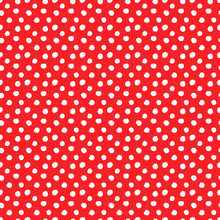 Polka Dots Red Seamless Pattern