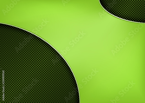 Elegant Neon Shape on Metallic Dotted Grid Background with Decorative Silver ...