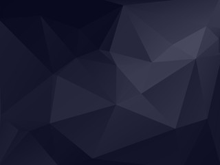 Wall Mural - dark gray polygonal texture background
