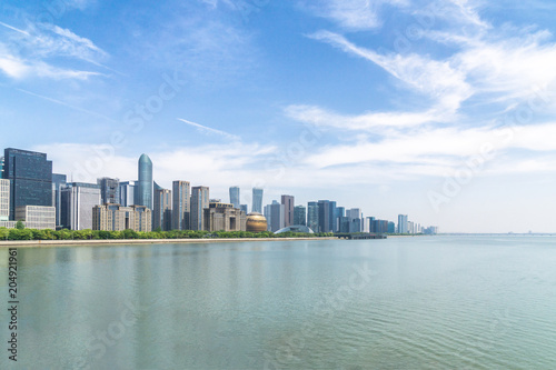 Plakat panoramiczny cityskyline