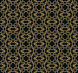  Seamless pattern. Graphic lines ornament. Floral stylish backgro