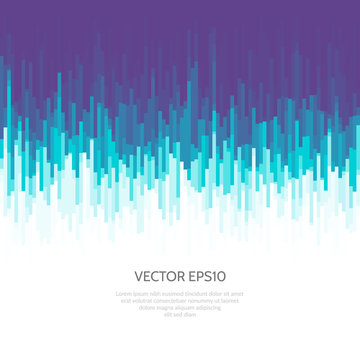 Abstract background of many shapes. Geometric text.
