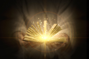 magic from the book. magic, stellar particles, magic dust