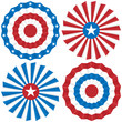 Bunting for July 4 and other patriotic American holidays