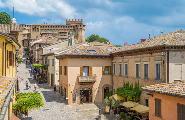 Poster - Gradara, small town in the province of Pesaro Urbino, in the Marche region of Italy.