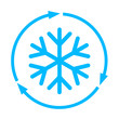 © Arcady - Abstract freezing vector flat icon