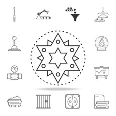 Poster - star icon. Detailed set of web icons and signs. Premium graphic design. One of the collection icons for websites, web design, mobile app