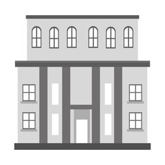 Urban building isolated vector illustration graphic design