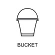 bucket icon. Element of web icon for mobile concept and web apps. Detailed bucket icon can be used for web and mobile. Premium icon
