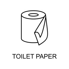 Poster - toilet paper icon. Element of web icon for mobile concept and web apps. Detailed toilet paper icon can be used for web and mobile. Premium icon